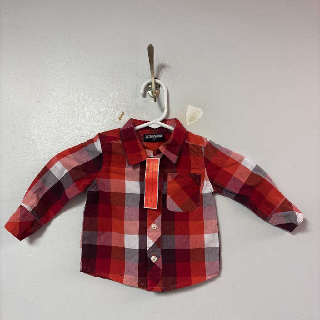 chemise manches longues 12 mois