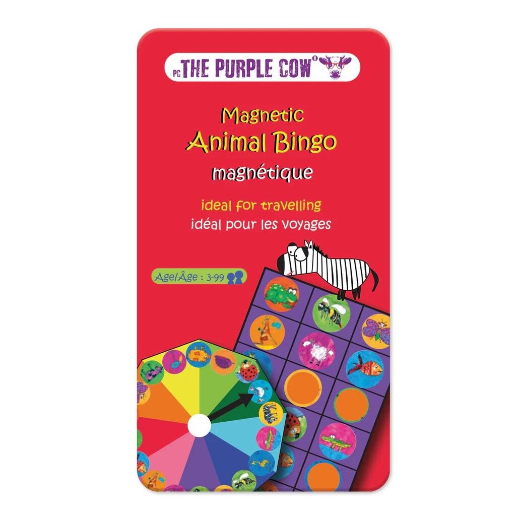 Jeu magnetique DE VOYAGE Animal bingo