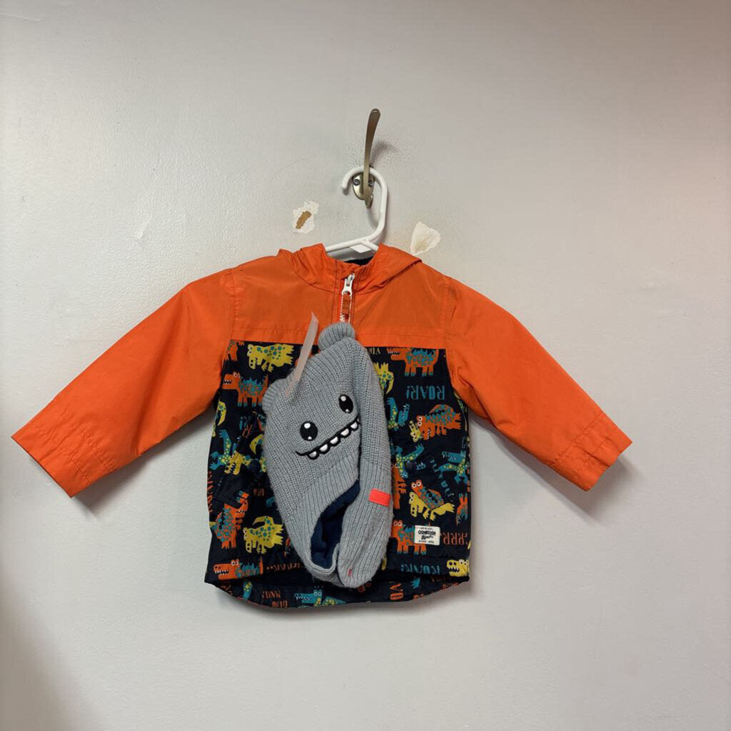 Veste manteau printemps automne AVEC tuque - 24 mois