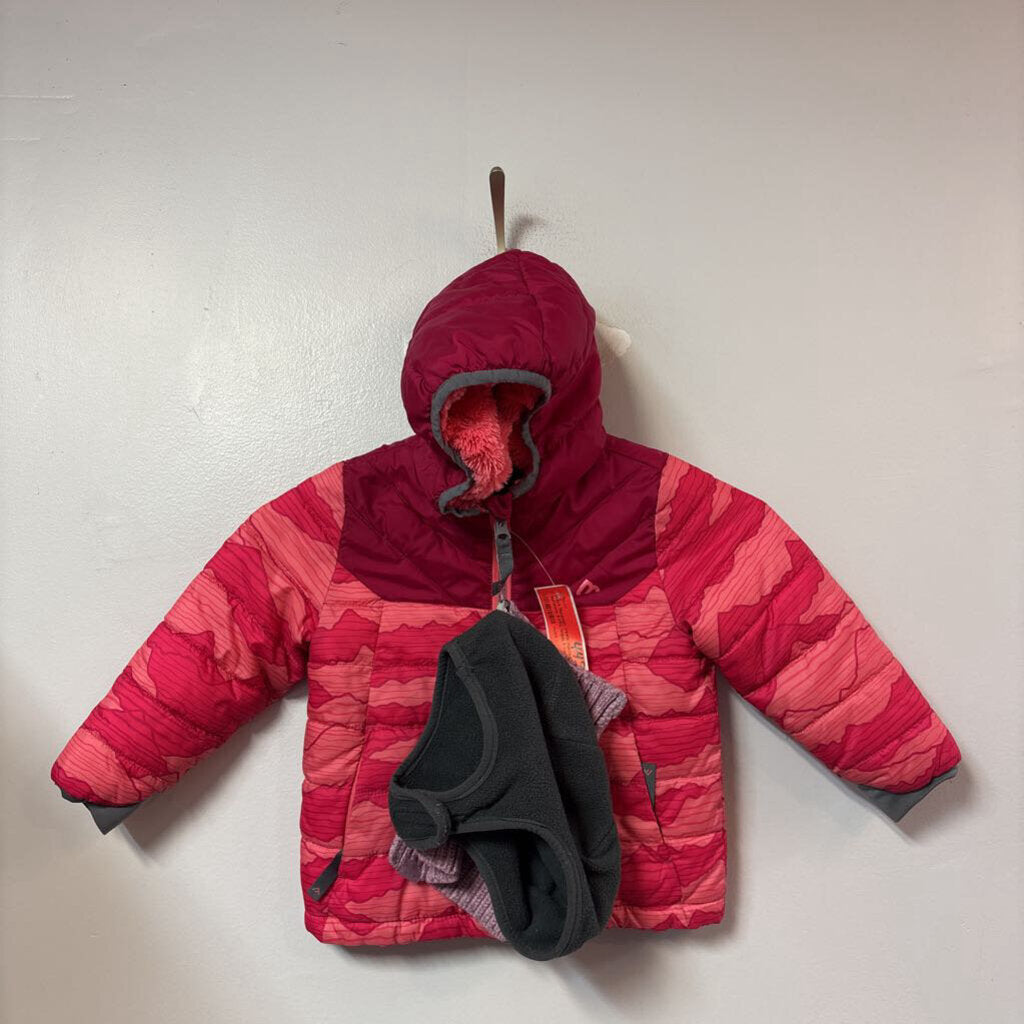 Veste manteau printemps automne AVEC tuque + cache cou - 2 ans