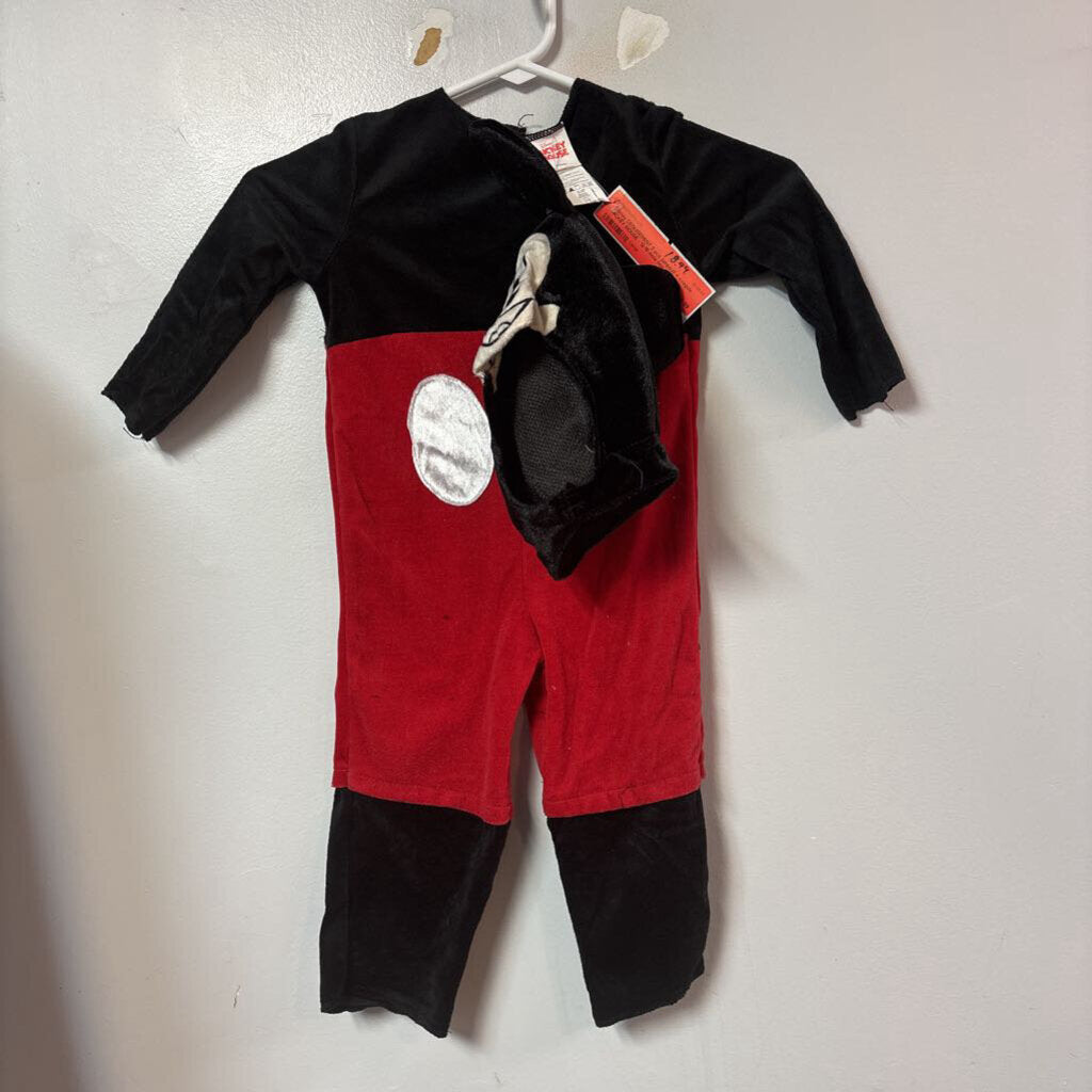 DEGUISEMENT 2 pcs jumpsuit + cagoule MICKEY MOUSE - 12-18 mois
