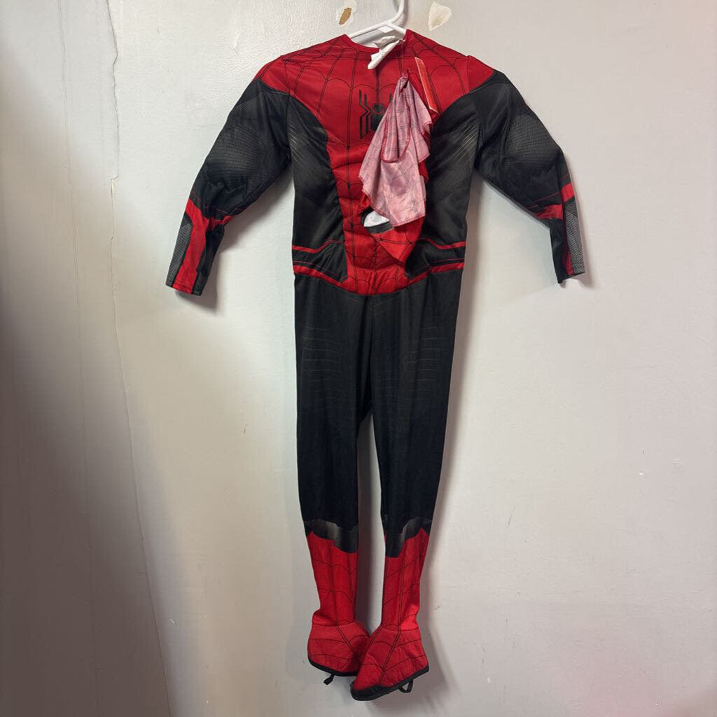 DEGUISEMENT 2 pcs jumpsuit + caogule SPIDER MAN +/- 7-8 ans