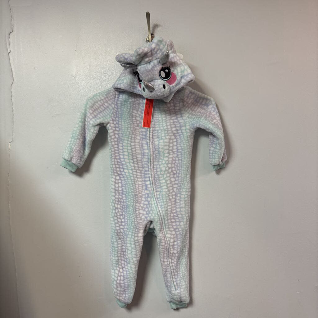 DEGUISEMENT 1 pc jumpsuit avec capuchon DINOSAURE - 2-3 ans