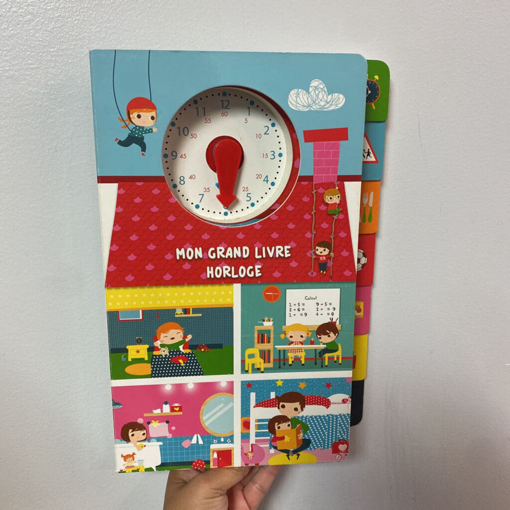 Mon grand livre horloge