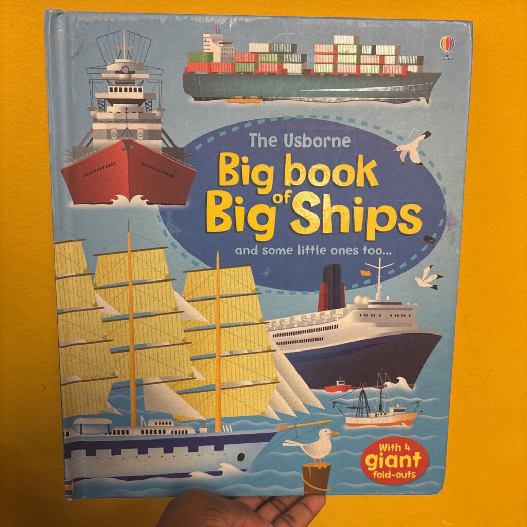 the usborne; big book of big ships