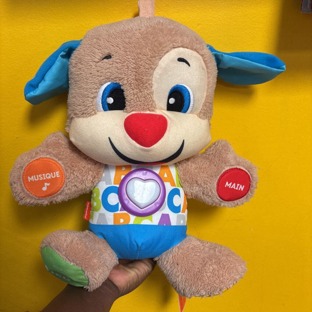 Peluche INTERACTIF learn and laugh CHIEN