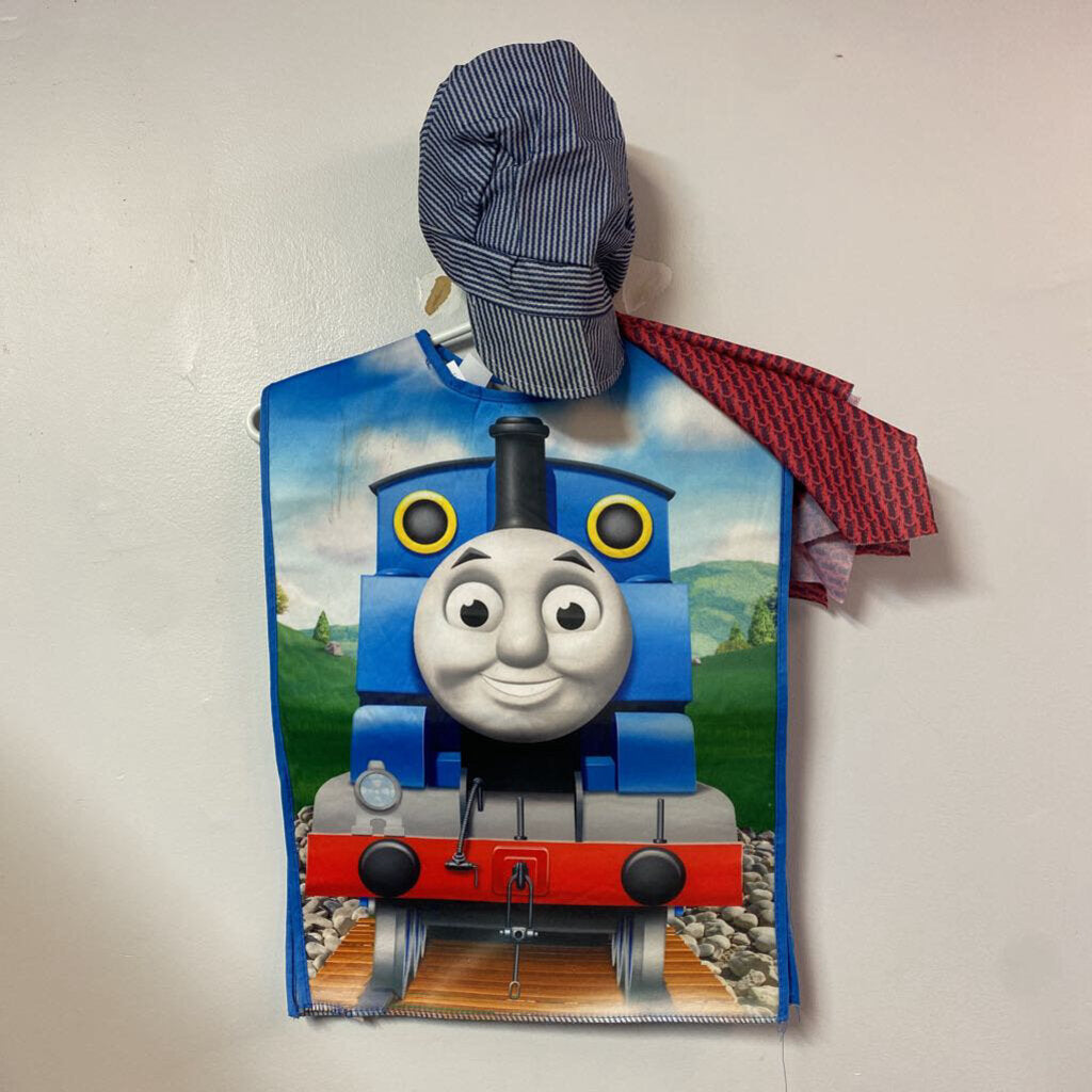 DEGUISMENT 3 pcs Chapeau + bandeau + tunique THOMAS THE TRAIN 3-4 ans
