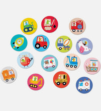 Charger l&#39;image dans la galerie, Jeu de memoire On-the-Go memory game VEHICLES
