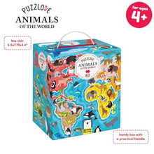 Charger l&#39;image dans la galerie, Casse tete 60 pcs - Puzzlove ANIMALS of the world

