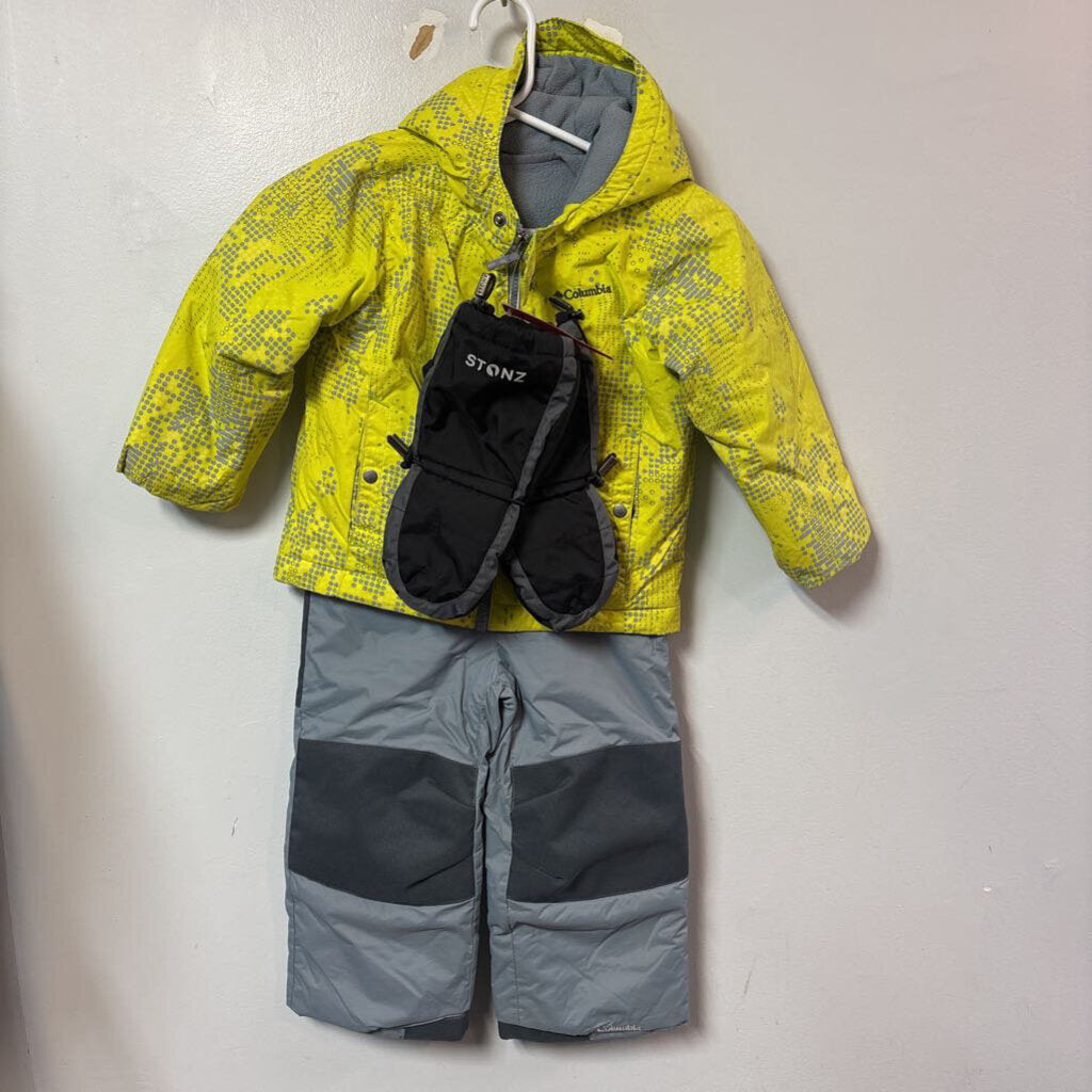 EXCELLENT ETAT Ensemble HIVER 2 pcs AVEC mitaines STONZ 4 ans