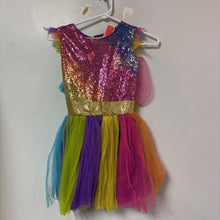 Charger l&#39;image dans la galerie, DEGUISEMENT 2 pcs Robe + queue LICORNE 8-10 ans
