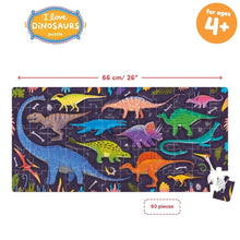 Charger l&#39;image dans la galerie, Casse tete 60 pcs DINOS - I love dinosaurs Puzzle
