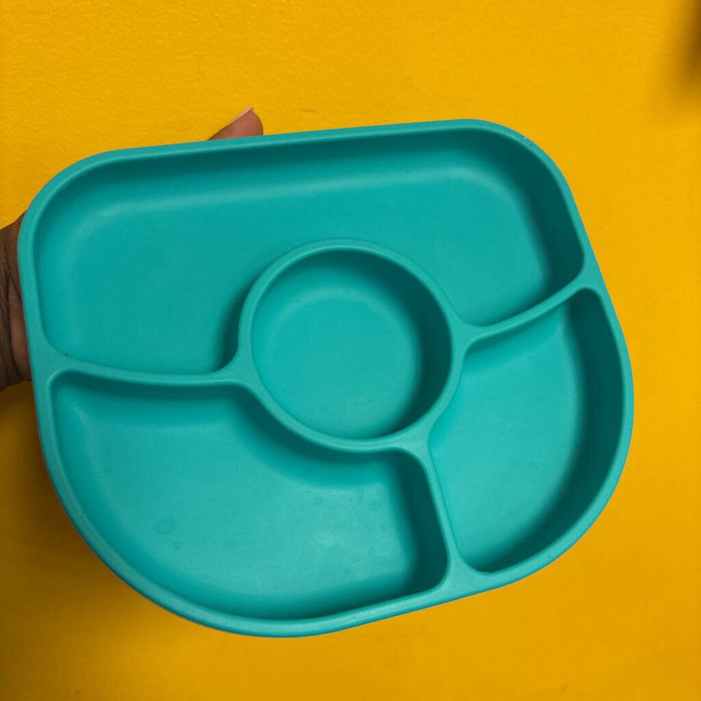 Assiette a compartiments avec ventouse EN SILICON