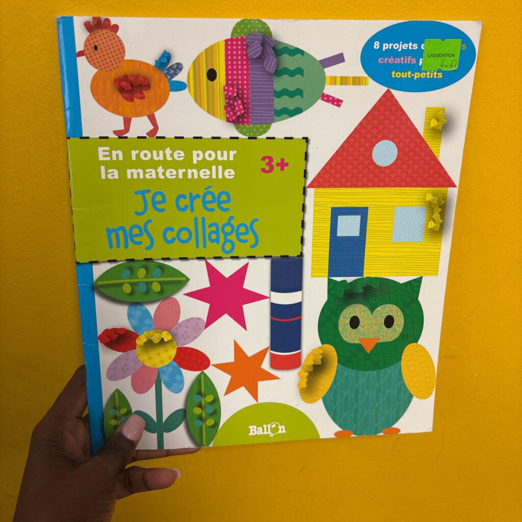 NEUF Cahier Je cree mes collages