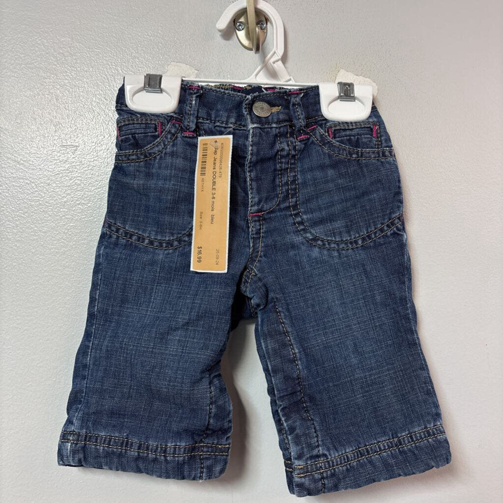 Jeans DOUBLE 3-6 mois
