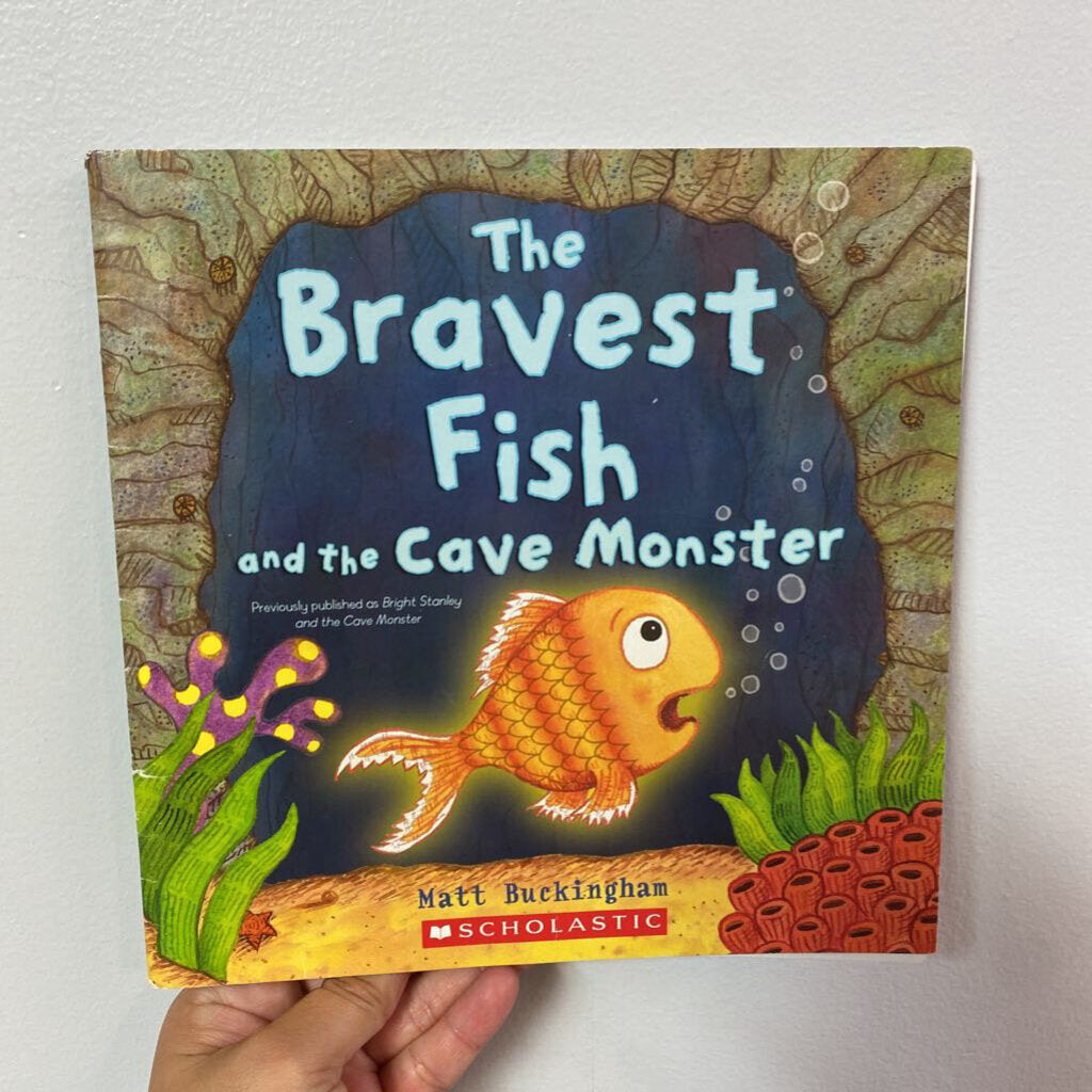 The bravest fish and the cave monster