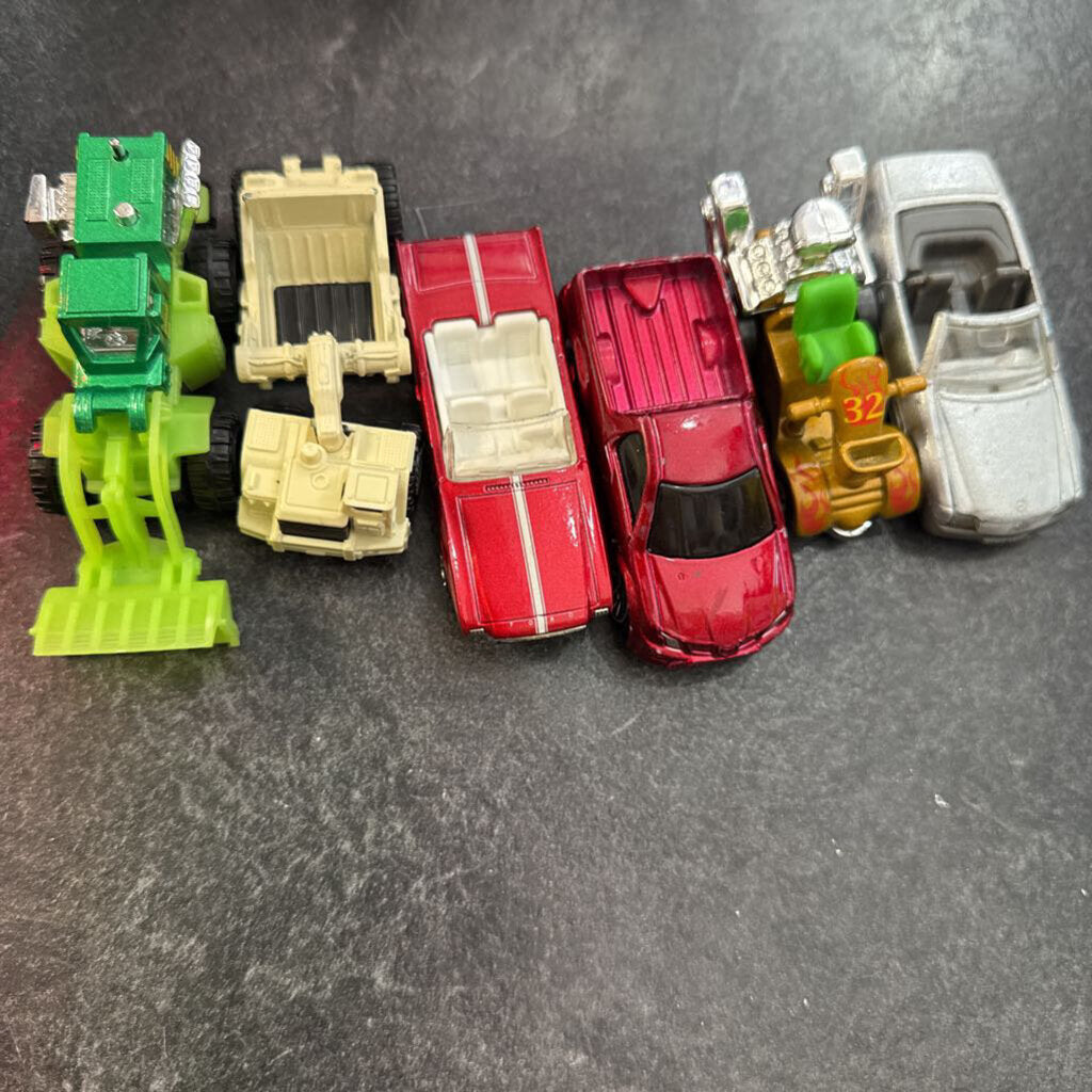 Lot de 6 petites voitures