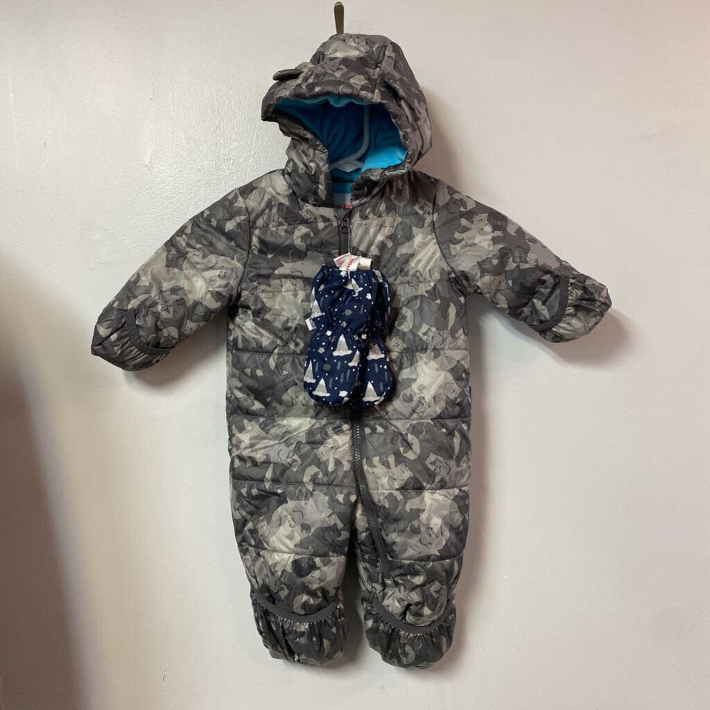 Ensemble HIVER 1 pc AVEC mitaines KOMBI 6-12 mois