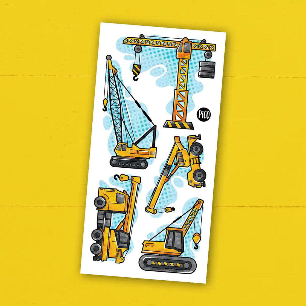 LES GRUES DU CHANTIER Tatouages temporaires - CREATION QUEBECOISE