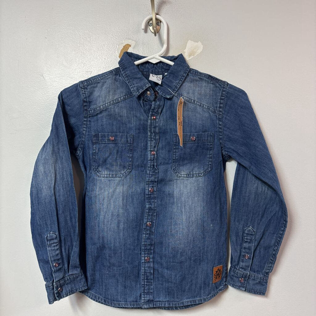 chemises manches longues 7-8 ans