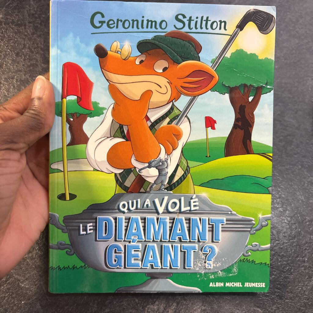 Geronimo Stilton Qui a vole le diamant geant