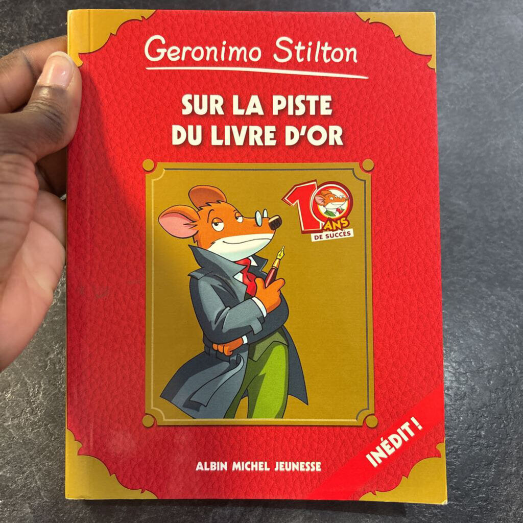 Geronimo Stilton Sur la piste du livre d or