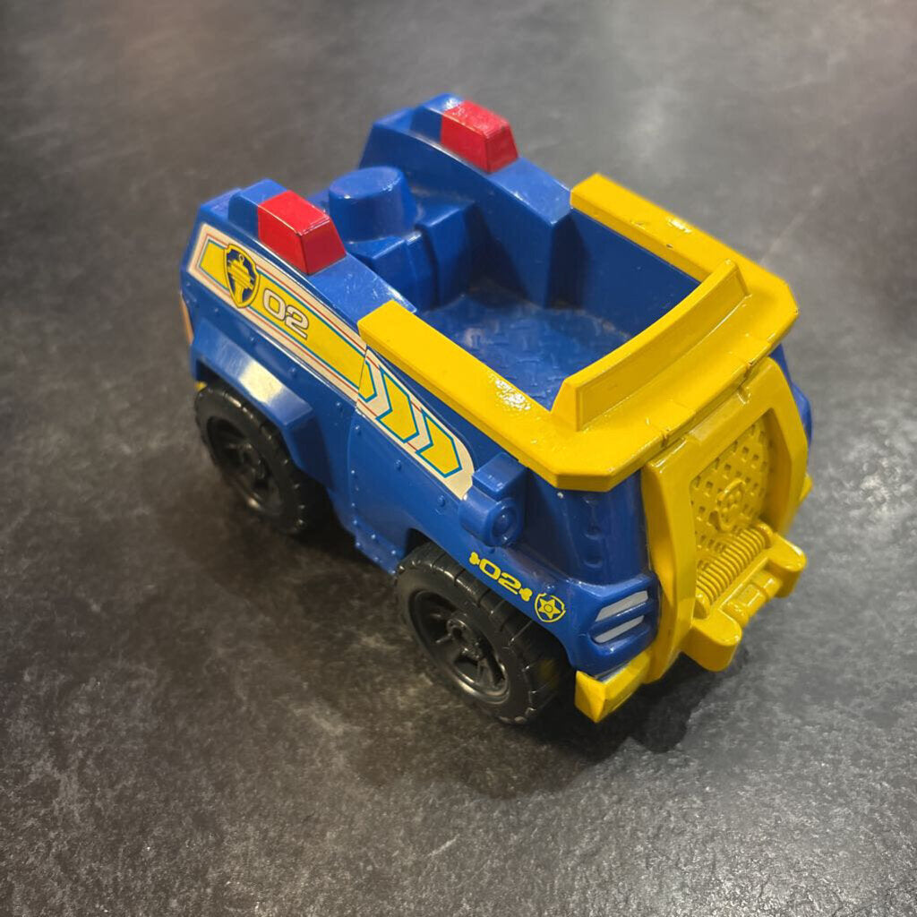 TEL QUEL voiture La pat patrouille CHASE ( pas figurine)