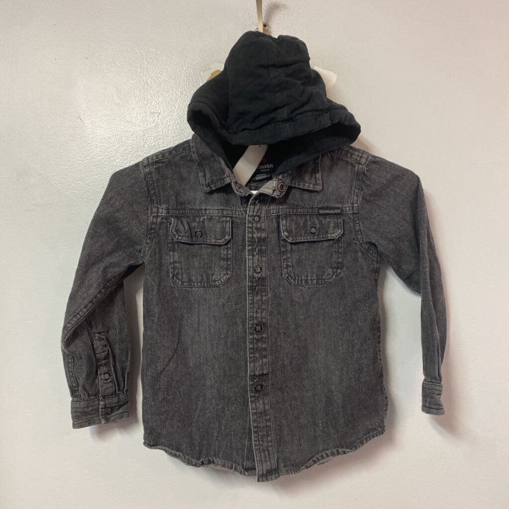 Chemise manches longues avec capuchon - 4 ans