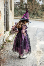 Charger l'image dans la galerie, DEGUISEMENT 2 pcs Robe de sorcière AVEC chapeau AMETHYST the Spider Witch Dress 5-6 ans
