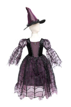 Charger l'image dans la galerie, DEGUISEMENT 2 pcs Robe de sorcière AVEC chapeau AMETHYST the Spider Witch Dress 5-6 ans
