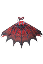 Charger l&#39;image dans la galerie, DEGUISEMENT 2 pcs Cape de SUPER HERO ARAIGNÉEE + masque Web Weaver Soft Wings 4-6 ans

