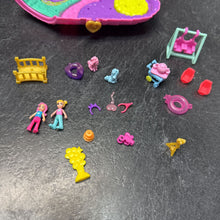 Charger l&#39;image dans la galerie, TRES BON ETAT - POLLY Pocket licorne AVEC + de 20 acces et 2 figurines

