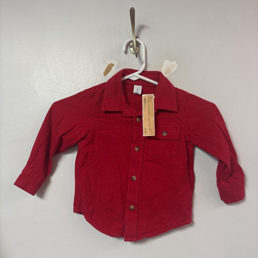 chemise manches longues 2 ans