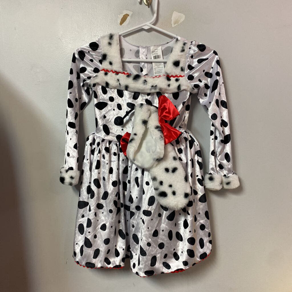 DEGUISEMENT 2 pcs Robe + diademe CRUELLA DE VIL - 8-10 ans