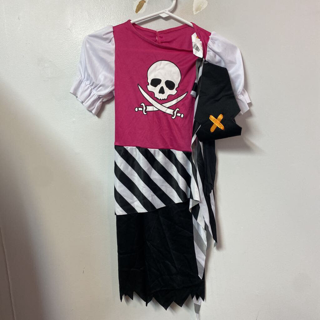 DEGUISEMENT 3 pcs Robe + bandeau + ceinture PIRATE +/- 7-8 ans