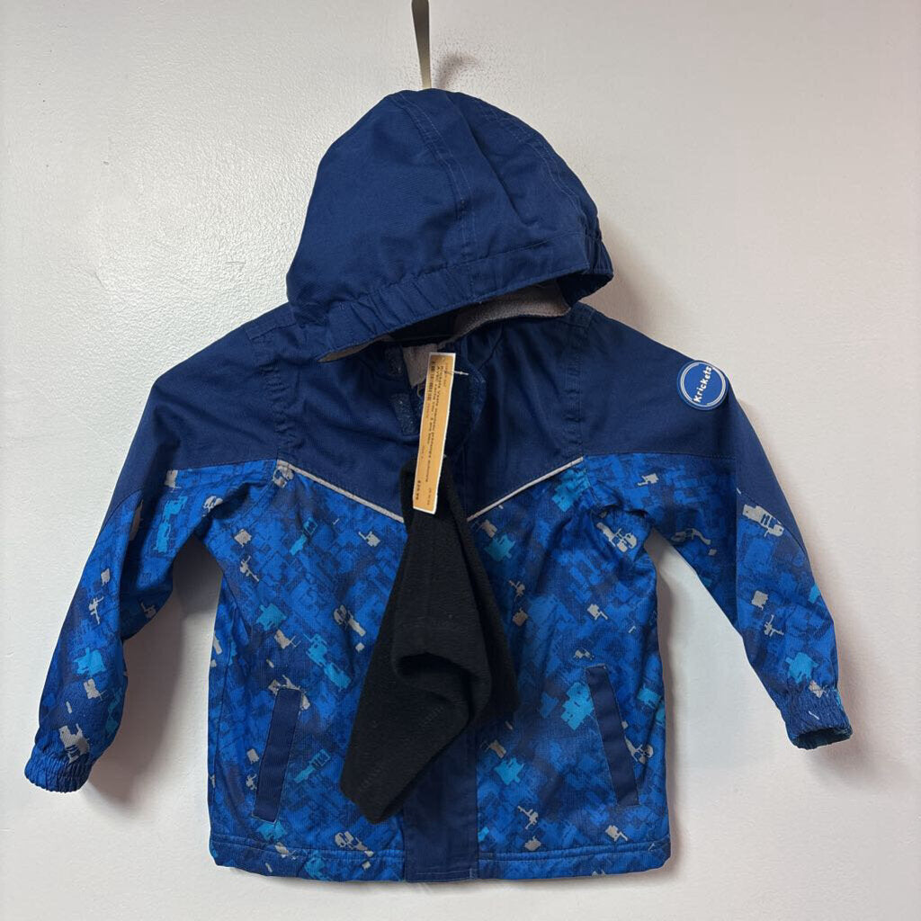 Veste manteau printemps automne AVEC cache cou - 3 ans