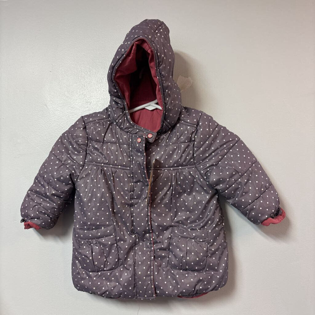 Veste manteau printemps automne REVERSIBLE - 24 mois