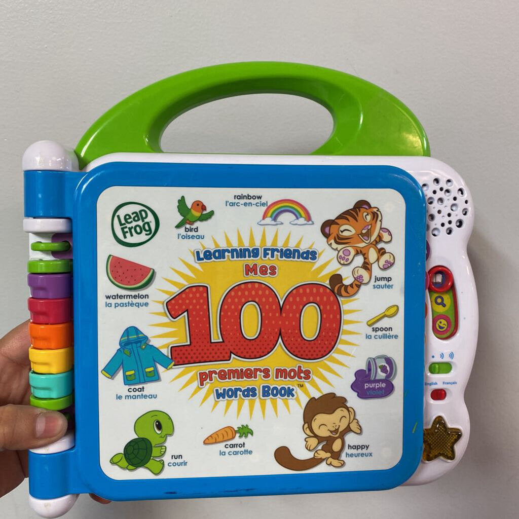 Livre interactif mes 100 premiers mots Learning friends