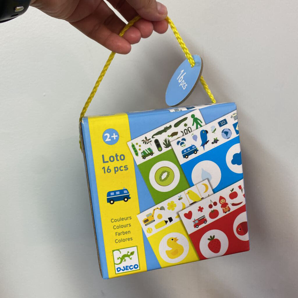 COMPLET Jeu 16 pcs LOTO Coulours