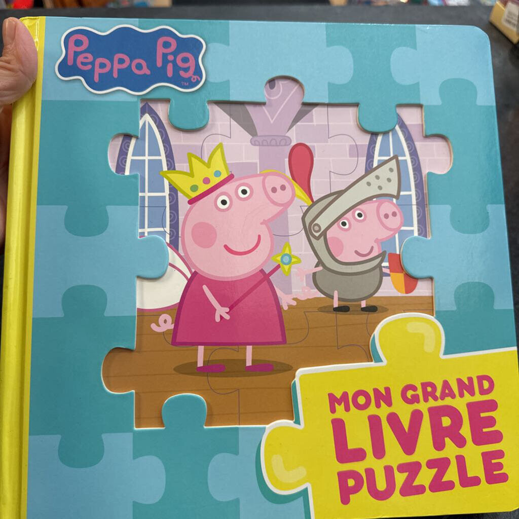 COMPLET livre avec 5 casse tete PEPPA PIG