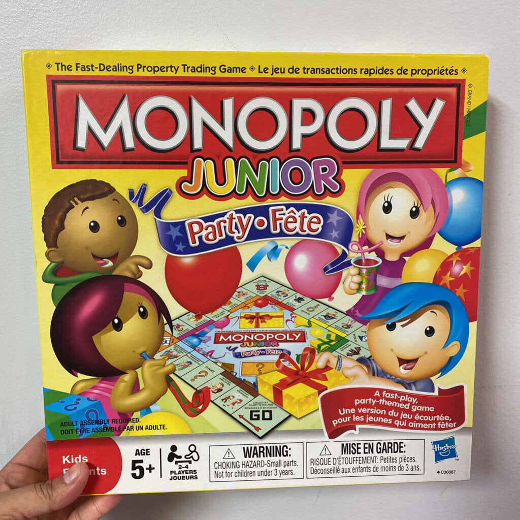 COMPLET Jeu amusat MONOPOLY JUNIOR