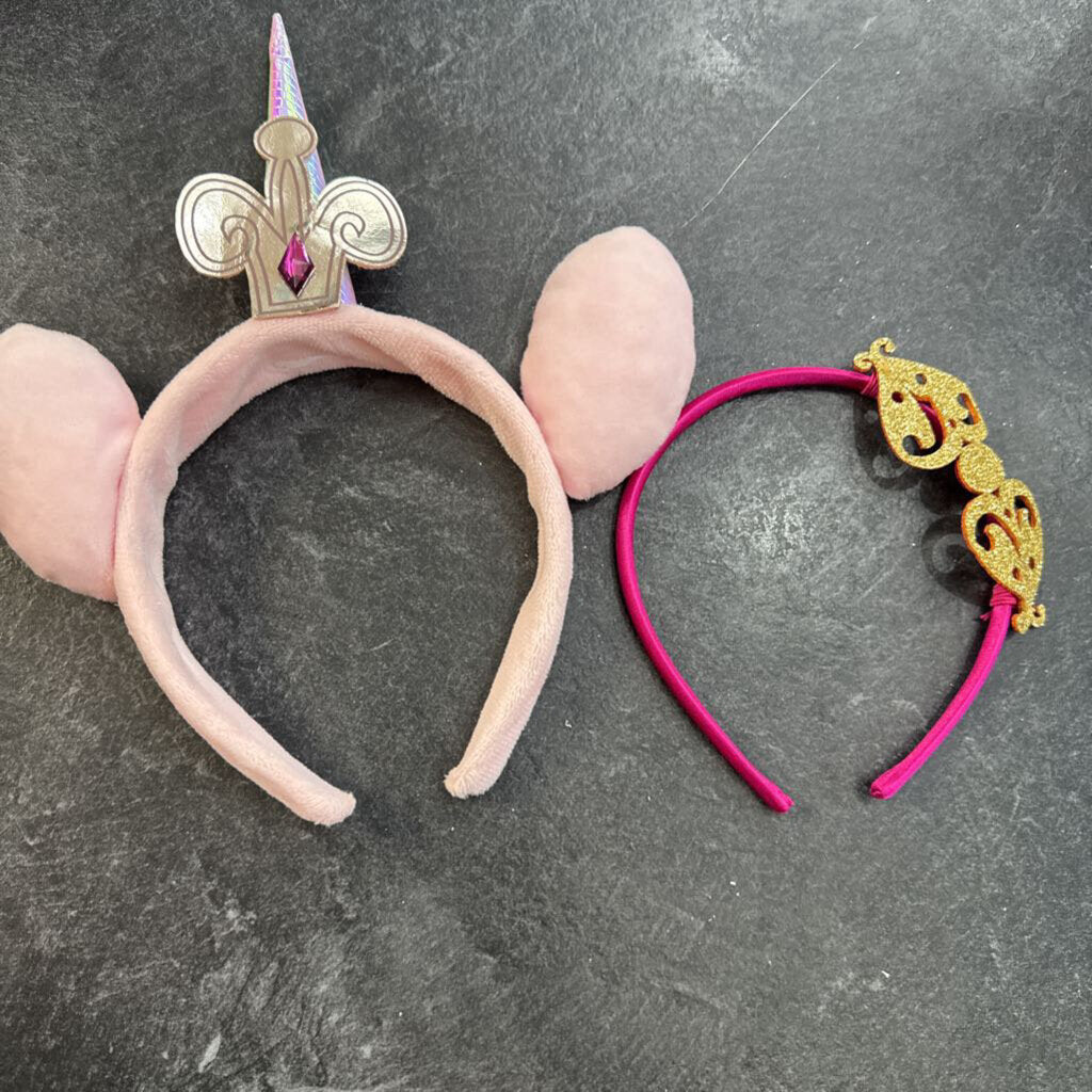 DEGUISEMENT Lot de 2 diademes LICORNE et PRINCESSE