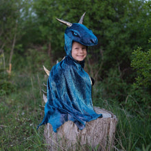 Charger l&#39;image dans la galerie, DEGUISEMENT capet DRAGON de la nuit étoilée 7-8 ans
