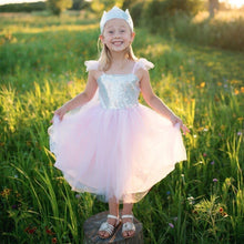 Charger l&#39;image dans la galerie, DEGUISEMENT 1 pc Robe de PRINCESSE SEQUINS Dress 7-8 ans
