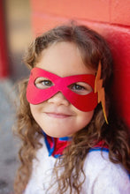 Charger l&#39;image dans la galerie, DEGUISEMENT 3 pcs Cape + jupette + masque de SUPER HERO Wonder Woman 4-6 ans
