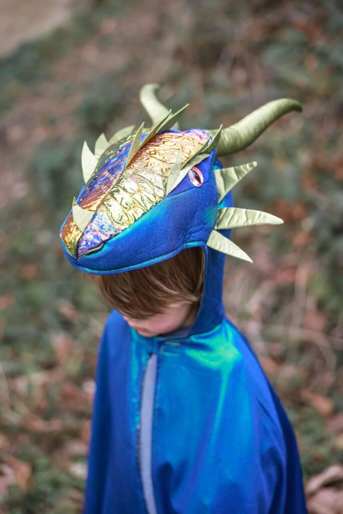 DEGUISEMENT capet DRAGON Emerald The Metallic Dragon 3-4 ans