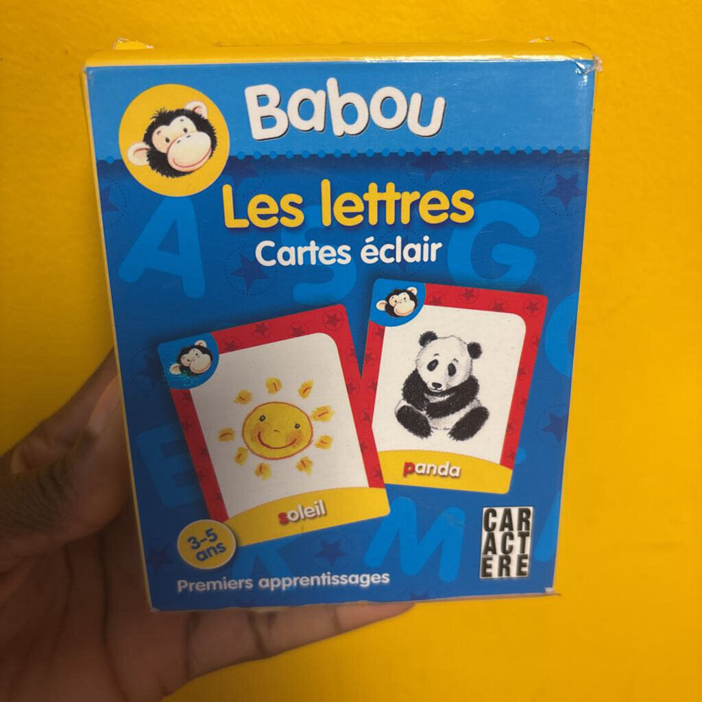 COMPLET Jeu d'apprentissage 56 cartes Les lettres