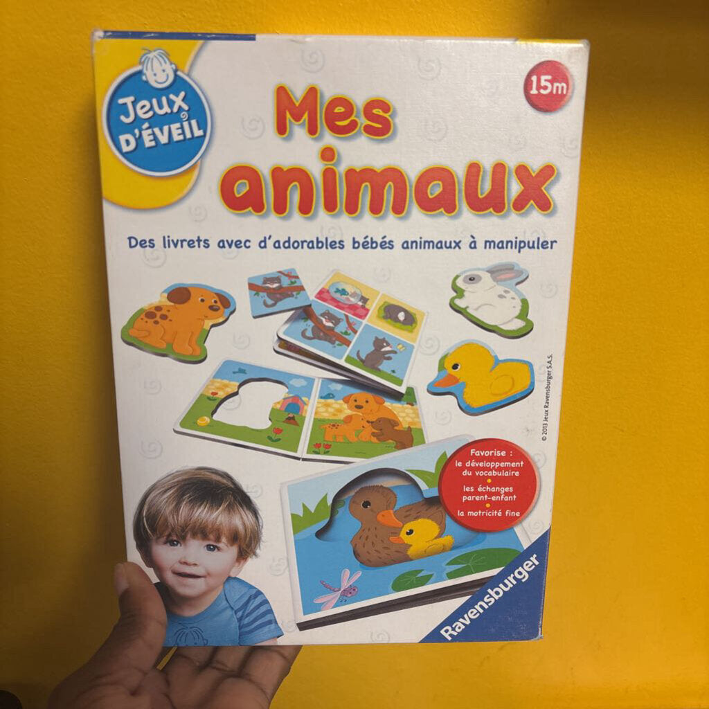COMPLET Jeu d'apprentissage et psychomotricite Mes animaux