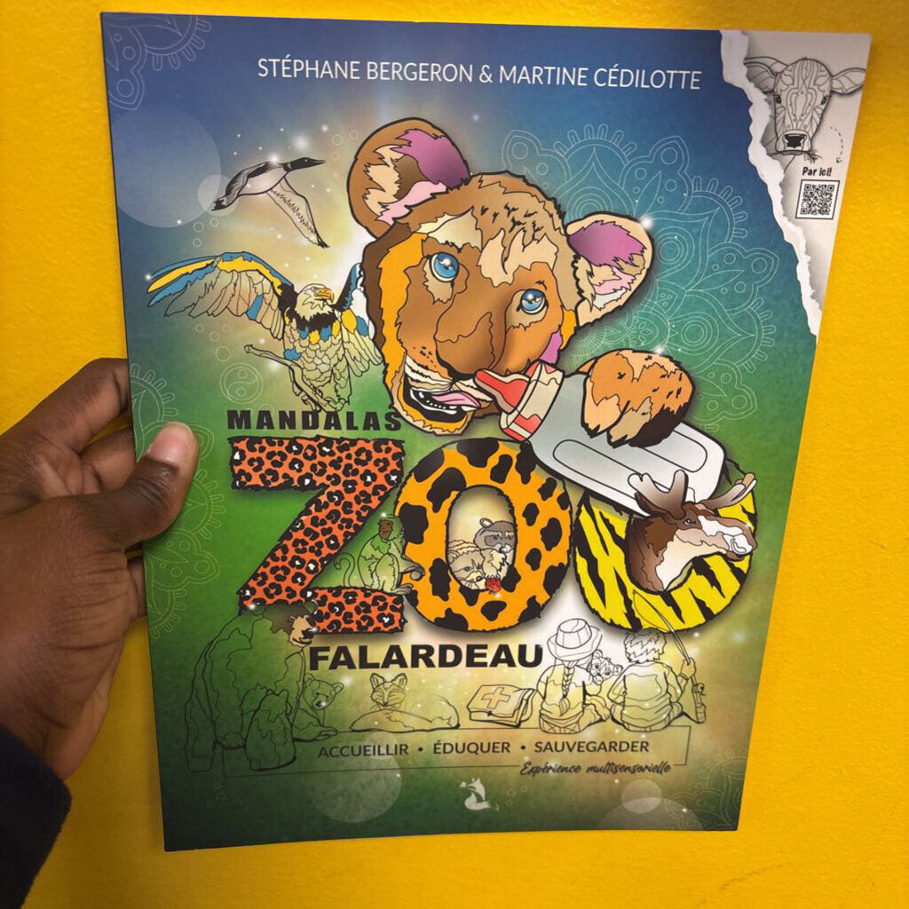 NEUF livre a colorier Mandalas Zoo