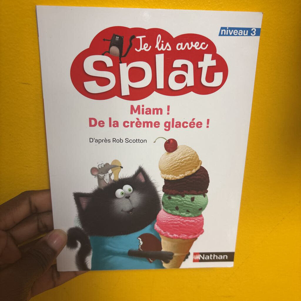 Je lis avec Splat Miam de la creme glacee